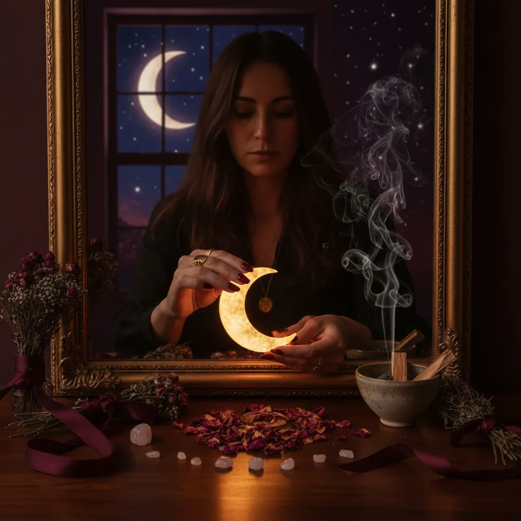 Hechizo de Luna Creciente para el amor: Guía paso a paso