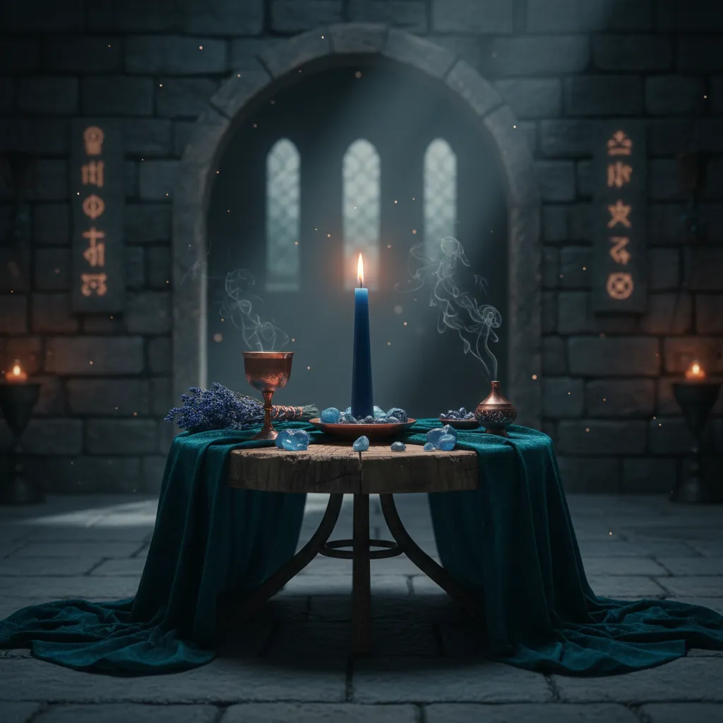 Ritual con vela azul para atraer buenas energías: Guía paso a paso