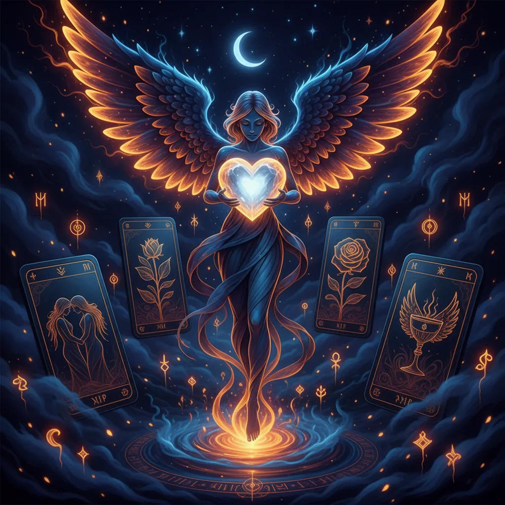 Serafín del amor puro y elevado: Significado en el Tarot de los Ángeles