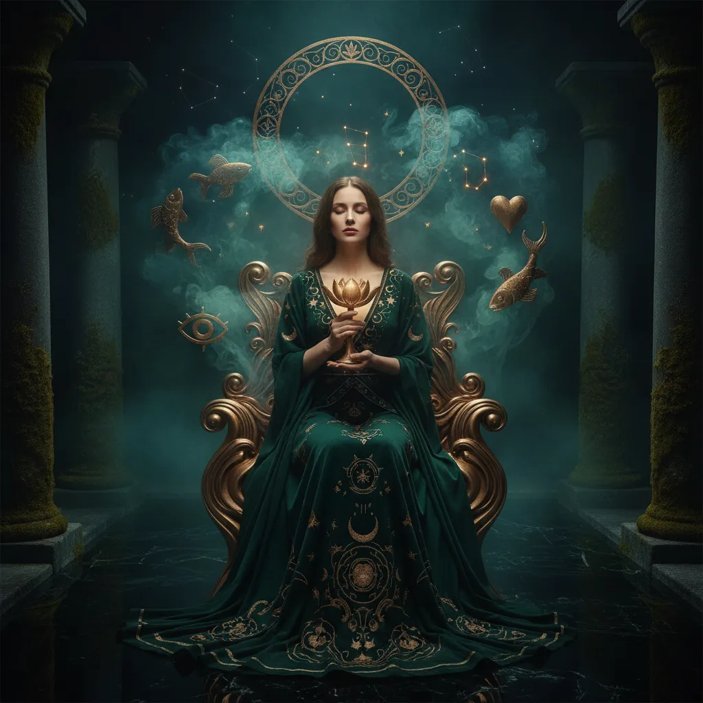 Reina de Copas: Significado, Intuición y Amor en el Tarot